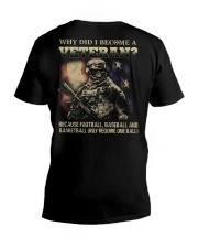 WHY DID I BECOME A VETERAN V-Neck T-Shirt thumbnail