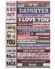 TO MY DAUGHTER Vertical Poster tile