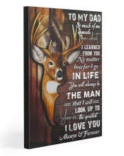 TO MY DAD 20x30 Gallery Wrapped Canvas Prints front