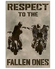 RESPECT TO THE FALLEN ONES Vertical Poster tile