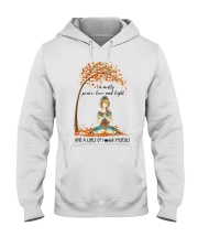 IM MOSTLY PEACE LOVE AND LIGHT Hooded Sweatshirt tile