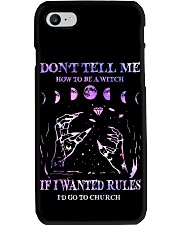 DONT TELL ME HOW TO BE A WITCH Phone Case tile