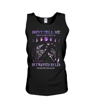 DONT TELL ME HOW TO BE A WITCH Unisex Tank tile