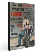 I RIDE TO FEEL STRONG 20x30 Gallery Wrapped Canvas Prints front