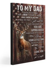 TO MY DAD 20x30 Gallery Wrapped Canvas Prints front