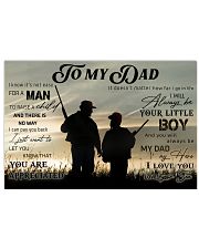 TO MY DAD - HUNTING Horizontal Poster tile