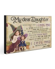 TO MY DEAR DAUGHTER 30x20 Gallery Wrapped Canvas Prints front