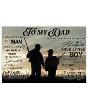 TO MY DAD - HUNTING - MB307 Horizontal Poster tile