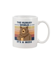 THE HUMAN WORLD IT'S A MESS Mug tile