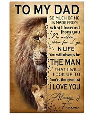 TO MY DAD Vertical Poster tile
