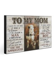 TO MY MOM 30x20 Gallery Wrapped Canvas Prints front