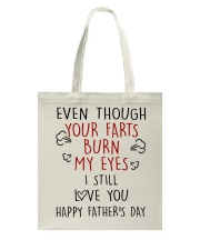 YOUR FARTS BURN MY EYES - MB130 Tote Bag tile