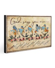 God says you are 30x20 Gallery Wrapped Canvas Prints front