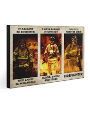 FIREFIGHTER - THE TITLE FOREVER MINE 30x20 Gallery Wrapped Canvas Prints front