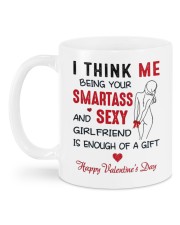SMARTASS AND SEXY GIRLFRIEND Mug back