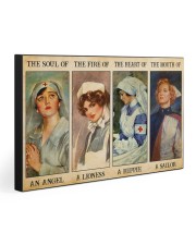 I AM A NURSE WITH 30x20 Gallery Wrapped Canvas Prints front
