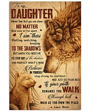 TO MY DAUGHTER Vertical Poster tile