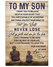 TO MY SON Vertical Poster tile