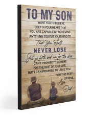 TO MY SON 20x30 Gallery Wrapped Canvas Prints front