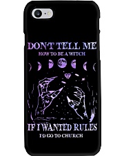 DONT TELL ME HOW TO BE A WITCH Phone Case tile