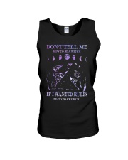 DONT TELL ME HOW TO BE A WITCH Unisex Tank tile