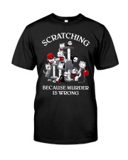 MURDER IS WRONG Classic T-Shirt front