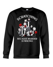 MURDER IS WRONG Crewneck Sweatshirt tile