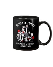MURDER IS WRONG Mug tile