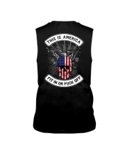 THIS IS AMERICA FIT IN OR FUCK OFF Sleeveless Tee thumbnail