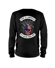 THIS IS AMERICA FIT IN OR FUCK OFF Long Sleeve Tee thumbnail
