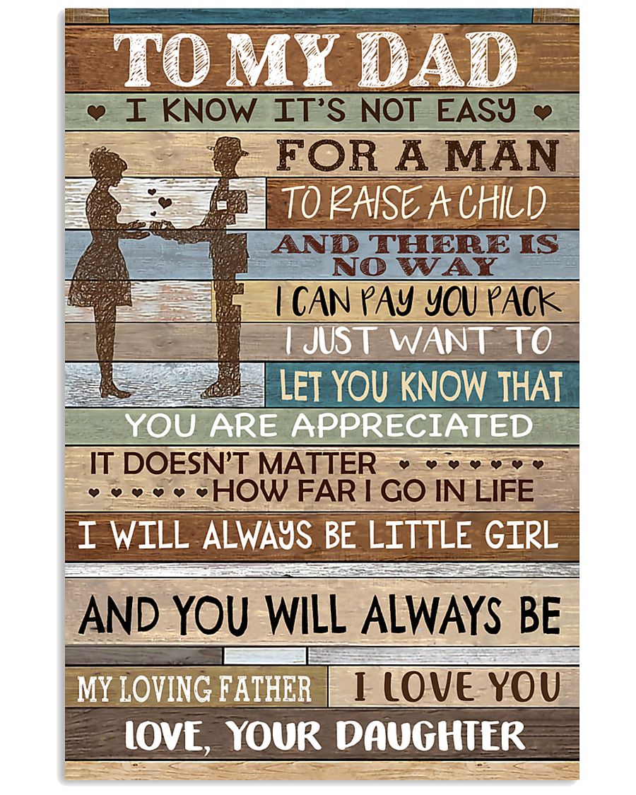 TO MY DAD - MB155 11x17 Poster