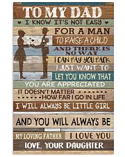 TO MY DAD - MB155 11x17 Poster front