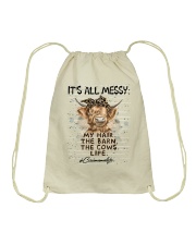 IT'S ALL MESSY Drawstring Bag tile
