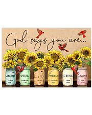 God says you are Horizontal Poster tile