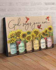 God says you are 30x20 Gallery Wrapped Canvas Prints aos-canvas-pgw-30x20-lifestyle-front-07