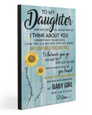 TO MY DAUGHTER 20x30 Gallery Wrapped Canvas Prints front