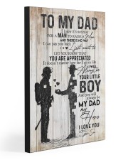 TO MY DAD - FIREFIGHTER 20x30 Gallery Wrapped Canvas Prints front