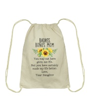Badass Bonus Mom - MB45 Drawstring Bag thumbnail
