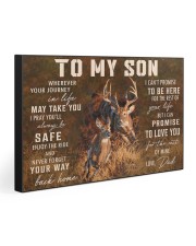 TO MY SON 30x20 Gallery Wrapped Canvas Prints front