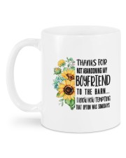 ABANDONING MY BOYFRIEND TO THE BARN Mug back