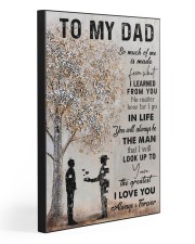TO MY DAD 20x30 Gallery Wrapped Canvas Prints front