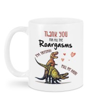 THANK YOU FOR ALL THE ROARGASMS Mug back