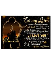 To my love 17x11 Poster thumbnail