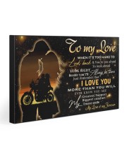 To my love 30x20 Gallery Wrapped Canvas Prints front