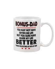 THANKS FOR PUTTING UP WITH MY MOM Mug front