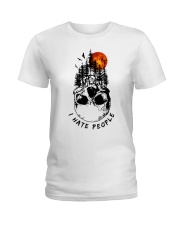 I HATE PEOPLE Ladies T-Shirt thumbnail