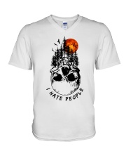 I HATE PEOPLE V-Neck T-Shirt thumbnail