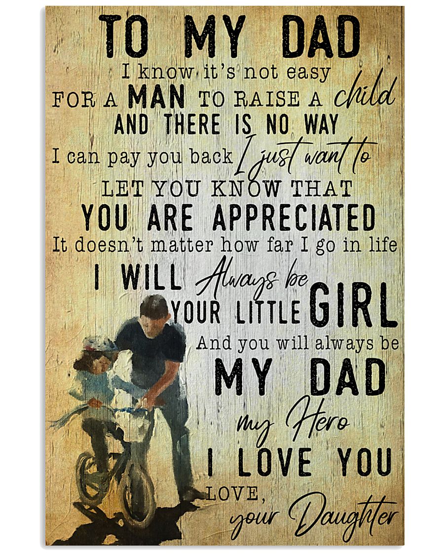 TO MY DAD - MB158 11x17 Poster
