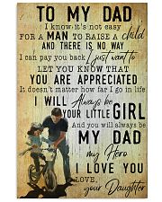 TO MY DAD - MB158 11x17 Poster front