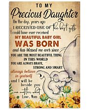 To my precious daughter Vertical Poster tile